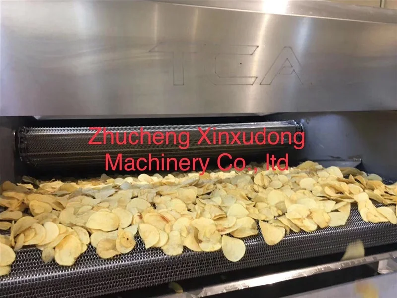 300kg/h 500kg/h 1000kg/h potato chips making machine fully automatic