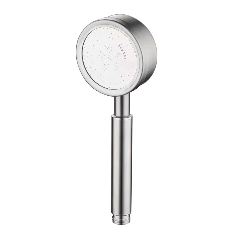 304 Stainless Steel Brushed High Pressure Shower Head Water Saving Durable Handheld for Bathroom Pressurized