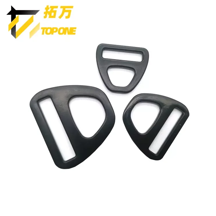 Black triangle high load-bearing aviation aluminum buckle backpack strap buckle accessories