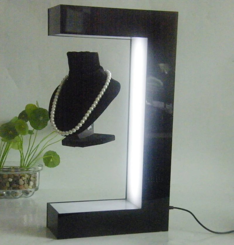 advertising equipment Custom Magnetic Suspension jewelry Display magnetic floating levitation jewelry display stand