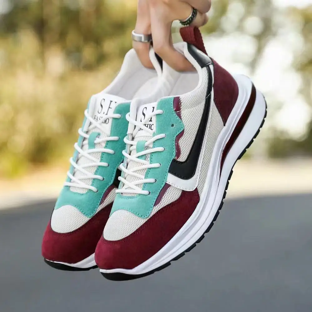 
New Arrivals 2021 Wholesale Luxury Custom Logo Brand Fashion Running Causal OEM Men Casual Sport Shoes 