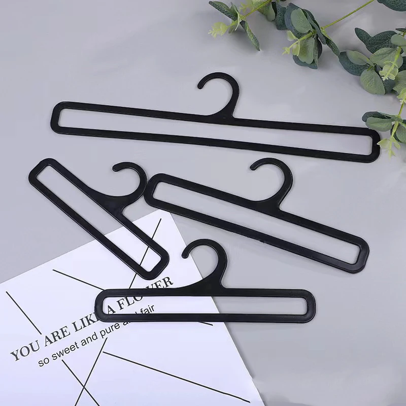 Black scarf packaging perchas tie display rack silk scarf hook hanger plastic hook plastic curtain display hanger