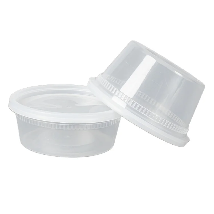 Cheap price high quality wholesale transparent disposable plastic PP bento dipped soy sauce cup with lid