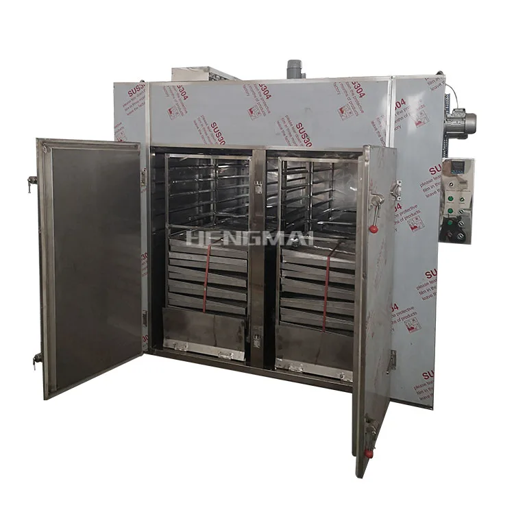 Large capacity tray type clay bricks hot air circulation drying oven machine dryer dehydrator manufactures