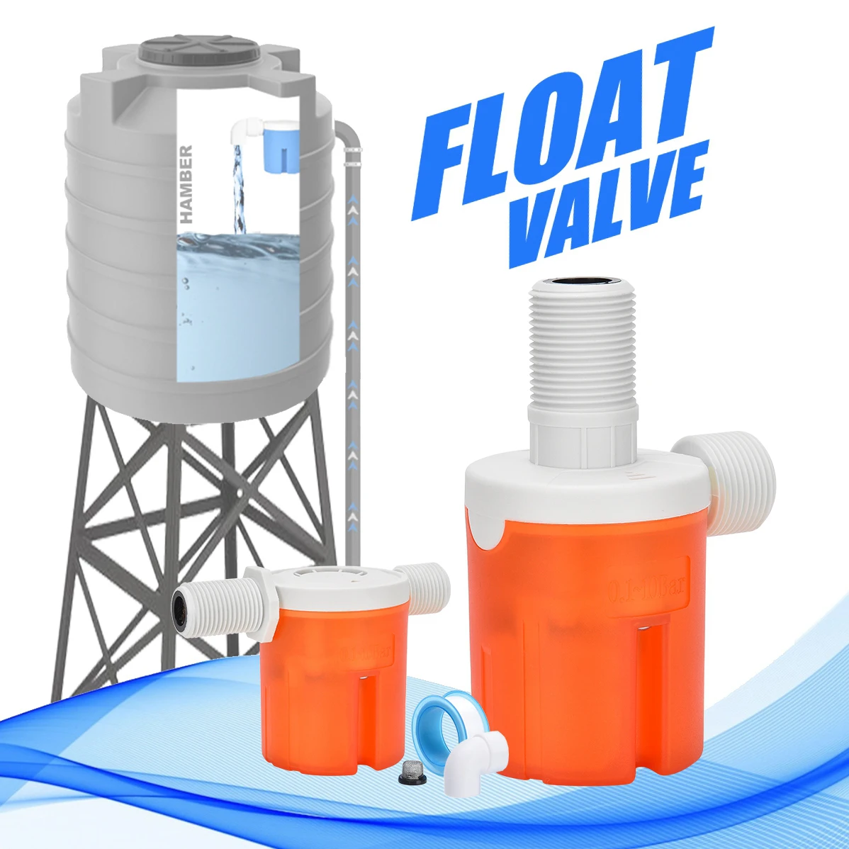 Automatic water refill switch tank automatically fill automatic stop level control vertical float valves