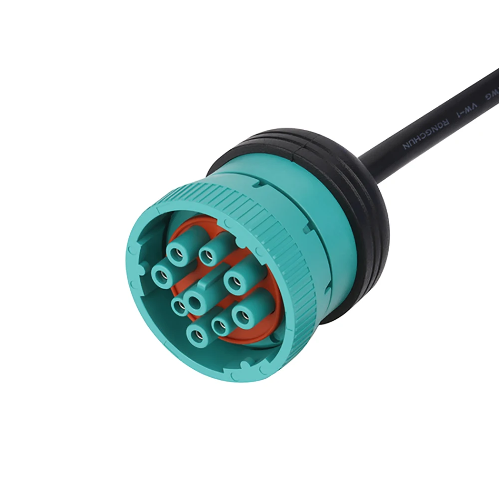 factory J1939 16Pin Female Male connector plug Sae Adapter cable