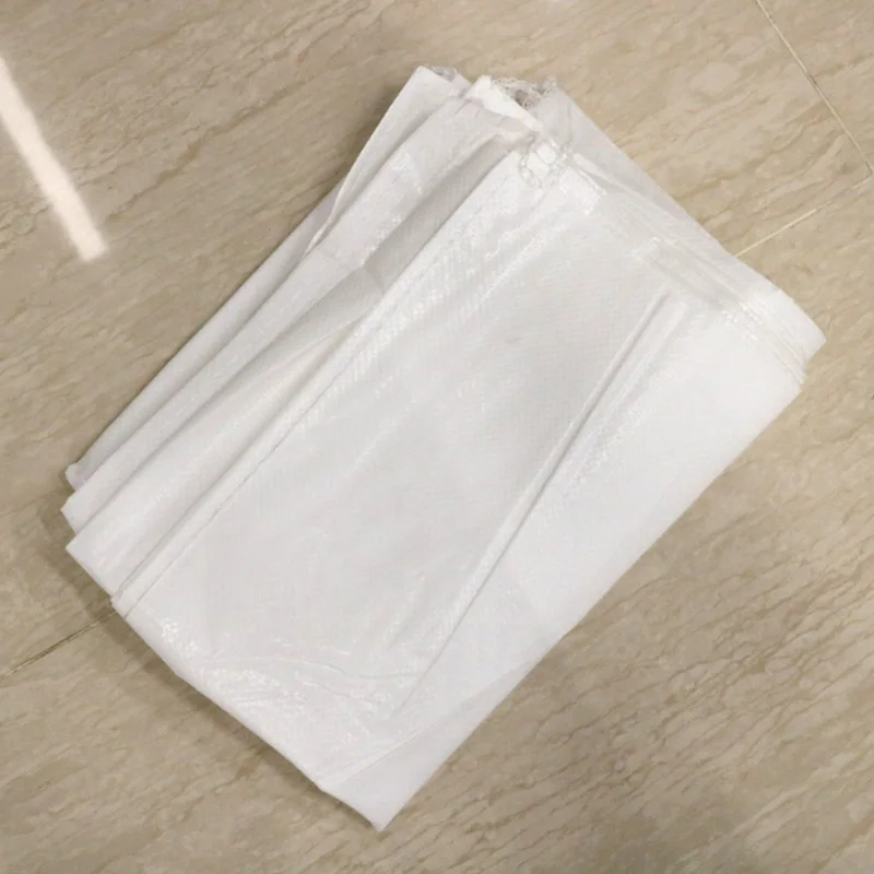 transparent white pp woven synthetic chemical fiber bag with large size