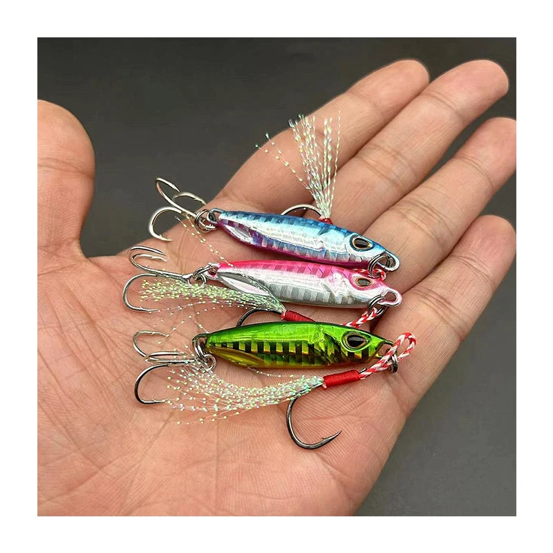 10g~50g Metal Fish Bait Japanese Fishing Jig Jigging Lure Deep Sea Fishing Lures Metal Artificial Baits