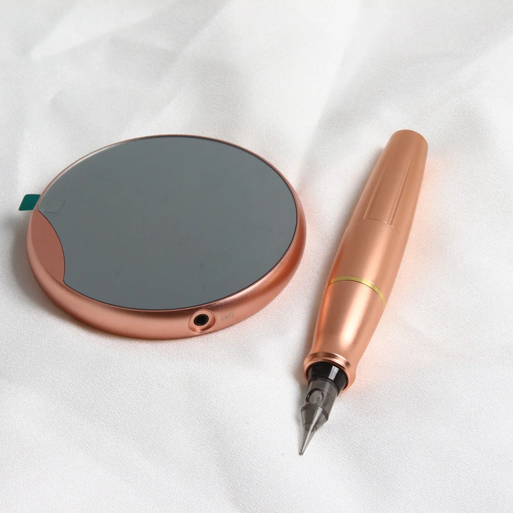 P90 Permanent Makeup Tattoo Machines Device Kit Include Digital Power Supply PMU Pen and 2 Interface With 10 Needles