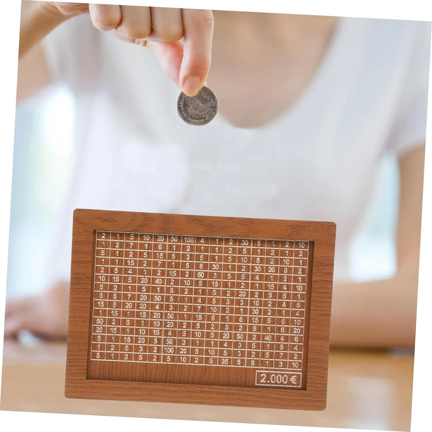 Деревянная копилка для игрушек