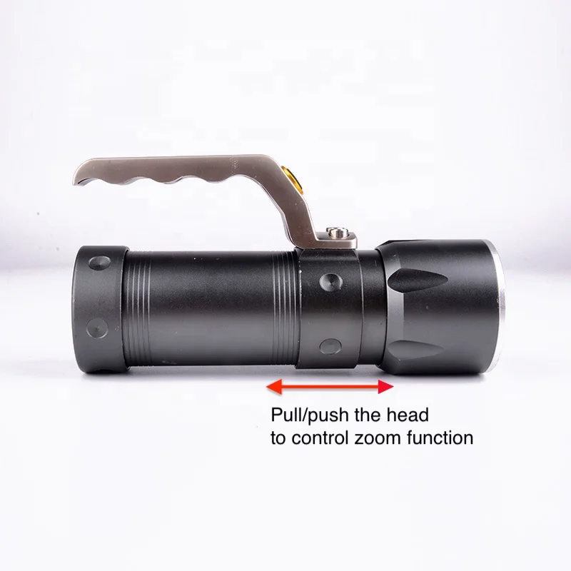 
Strong Light Powerful LED Hand Police Military Searchlights Portable Search Light 