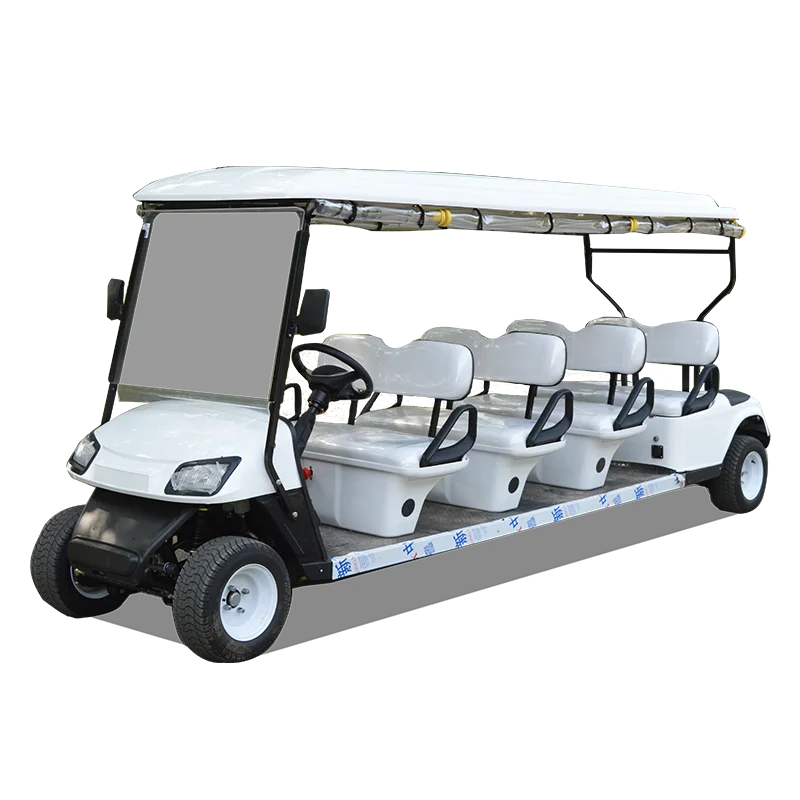 Cheap Chinese Golf Carts 72v Lead Acid Battery 8 Passenger Electric Golf Cart Wholesale