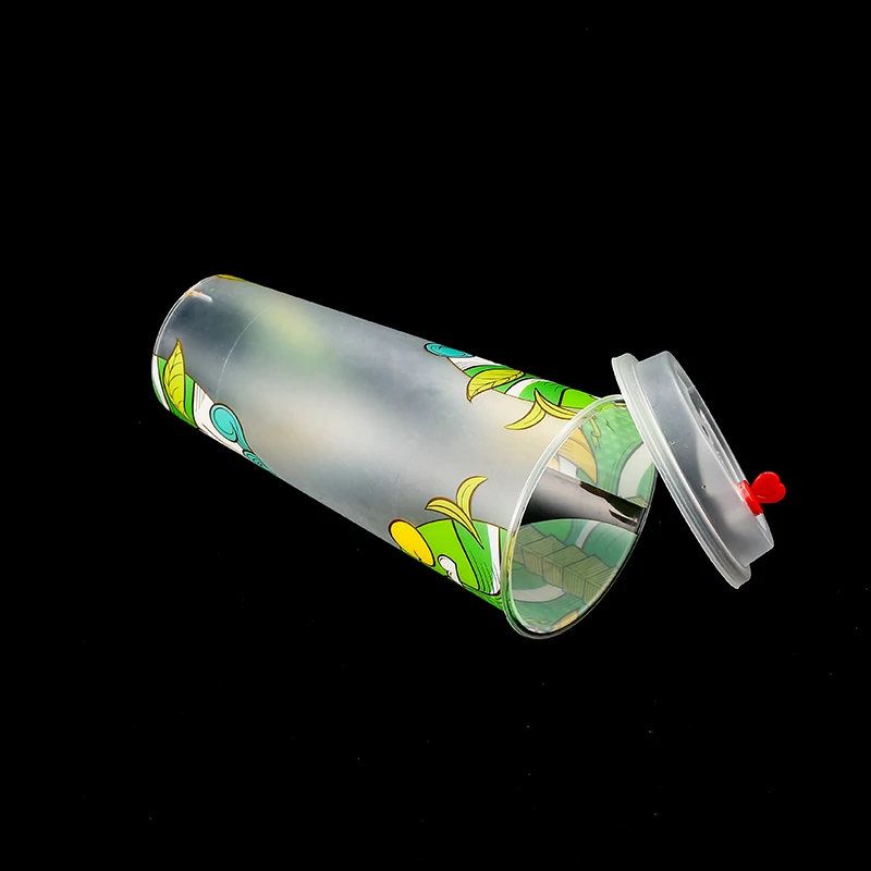 23oz 700ml custom disposable IML injection PP plastic boba tea cup plastic cup for milk tea