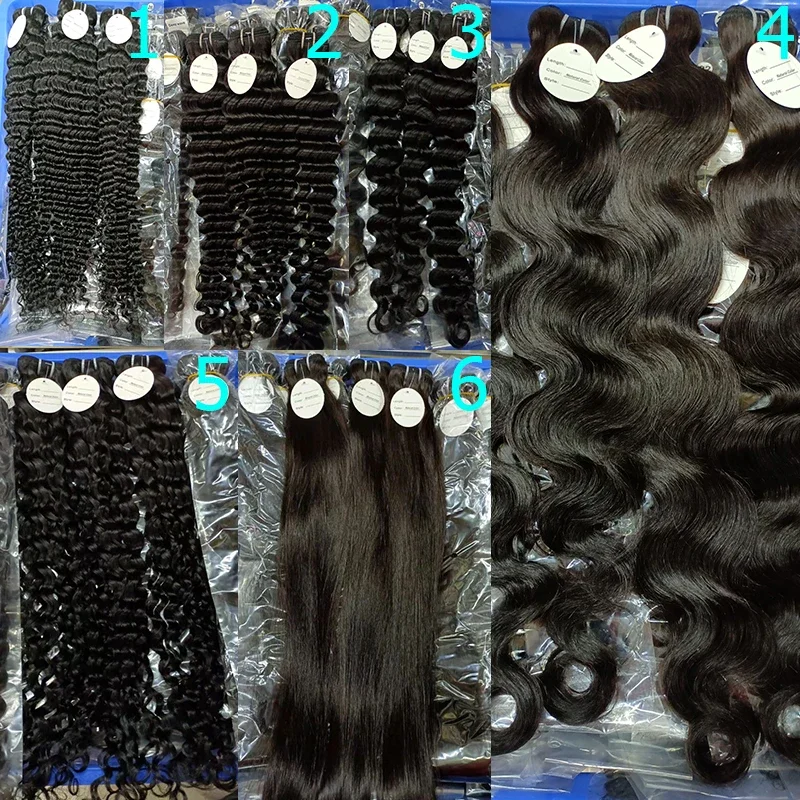 Raw Vietnamese Burmese Curly hair bundles vendors
