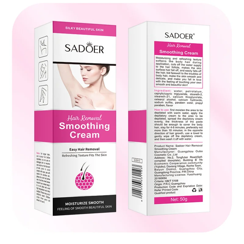 Custom Logo Wholesale Painless Women&Men Fast Body Intimate Areas Hair Removal Cream  Depilatory Cream