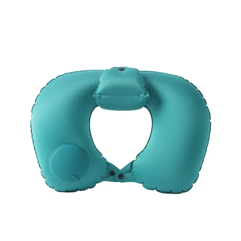 Foldable Inflatable Spa Tub Bath Pillows Traveling Neck Support Headrest Plane Car Office