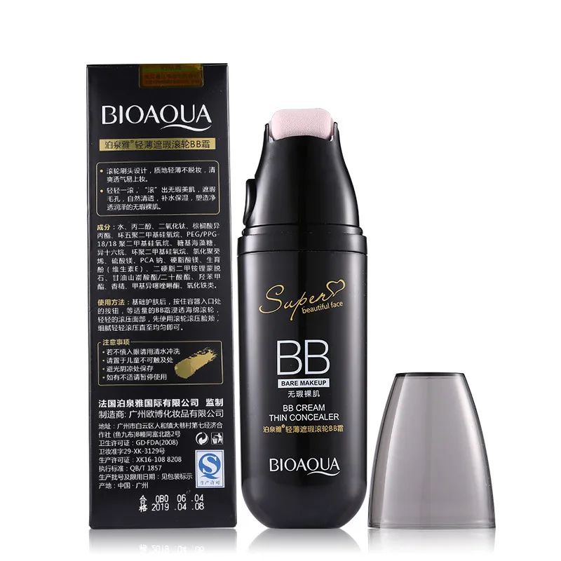 BIOAQUA роллер жидкая Подушка BB крем объемная база макияж консилер увлажняющий отбеливающая основа