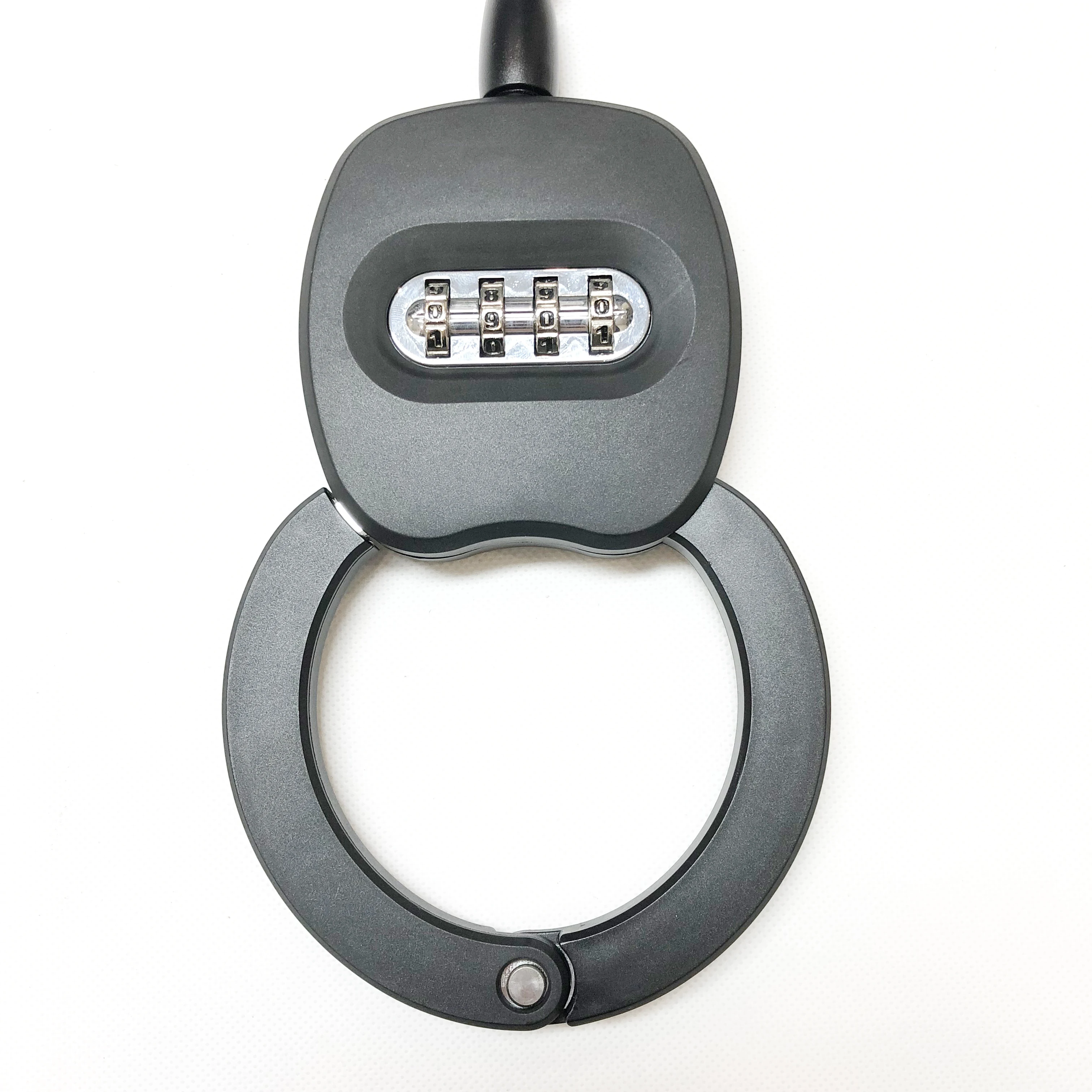 Heavy Duty Single Anti Theft Waterproof Handcuff 4 Digit Combination cable Lock for E-scooter E-Bike Bicycle Motorbike