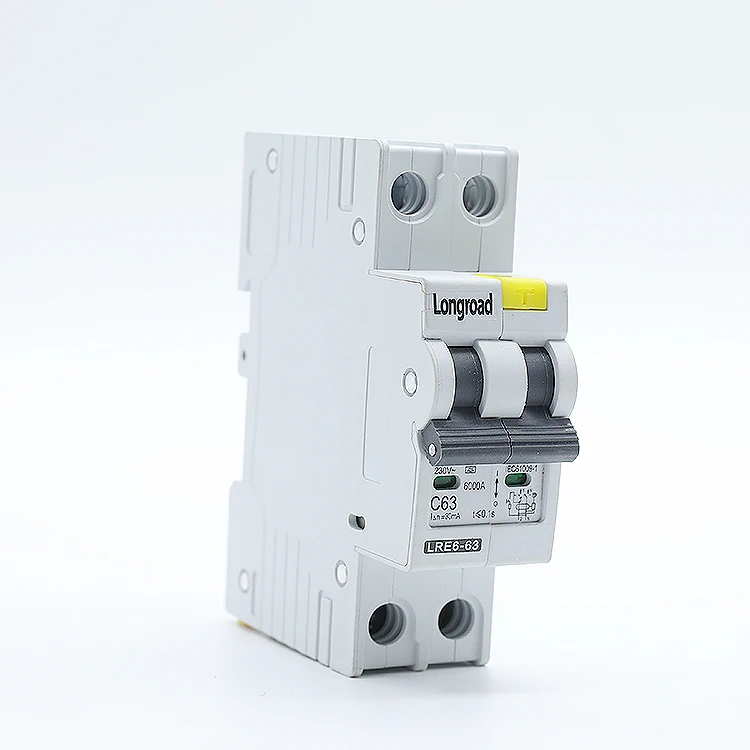 2020 High Quality Wholesale Earth Leakage RCCB Residual Current Circuit Breaker 6000A short circuit breaking capacity