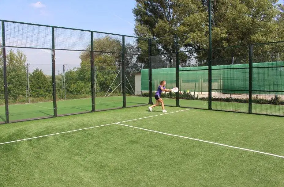 Padel court indoor outdoor padel grass turf panoramic padel tennis court