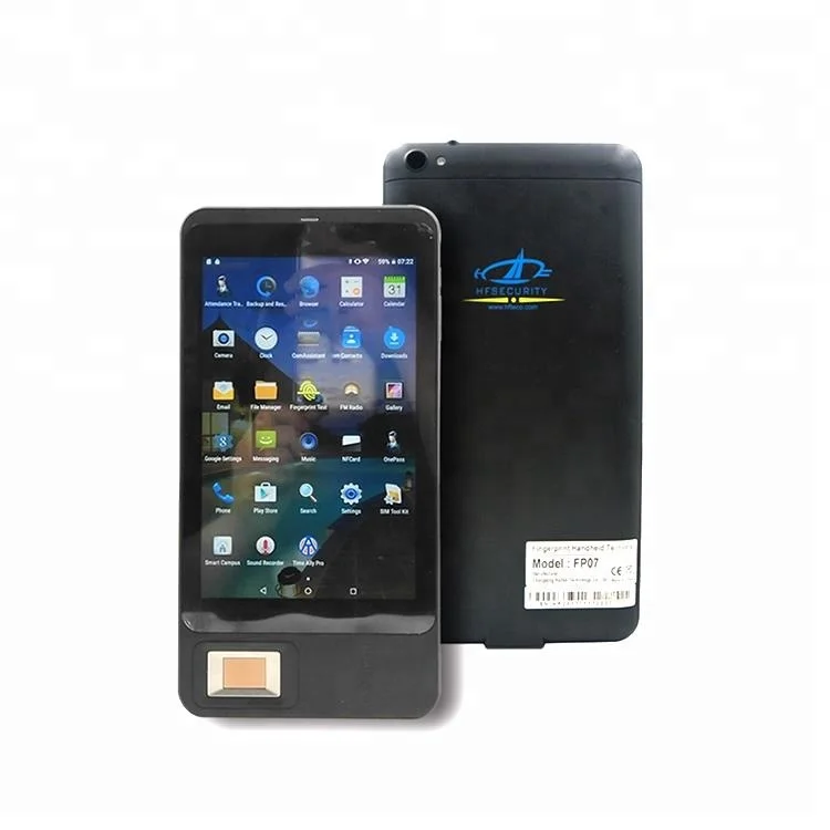 
2020 New Portable Android GPS RFID Touch Screen Fingerprint BiometricTablet for Time Attendance(HF-FP07) 