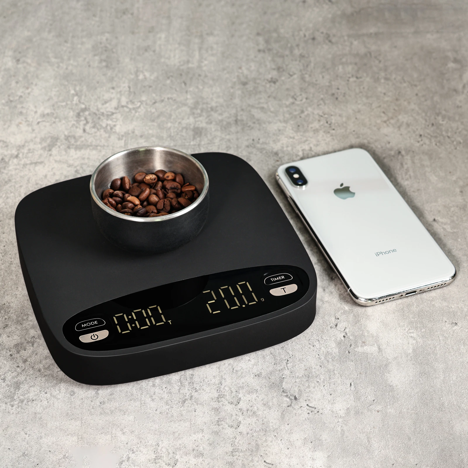 Factory Priced Adjustable Settings and Battery Power Source Customizable New Product Design withDigital Coffee Scale