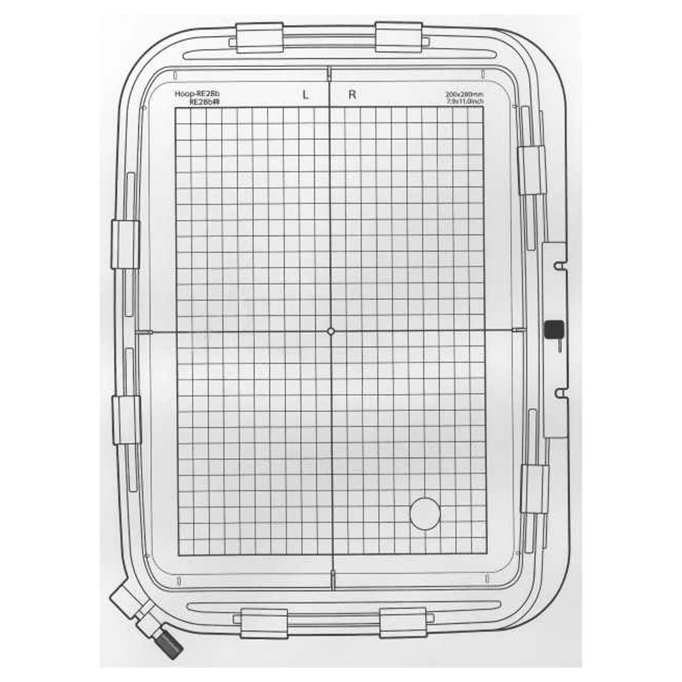  Кольцо для вышивки Janome RE28B 7 9x11 дюймов машины MC500E и Elna