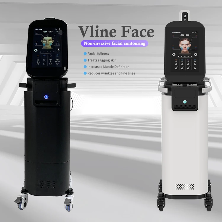 Newest Design peface RF wrinkle removal massage full face lifting tightening emslim v line machine for salon