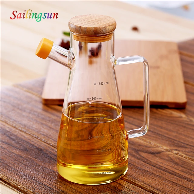  classical various capacity with stoper clear pyrex thermo glass vinegar soy sauce
