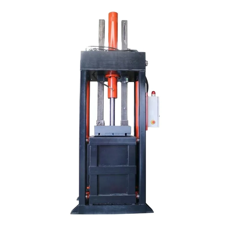 
CE Certified factory sale vertical lifting box hydraulic cotton press machine packing machine baler machine 