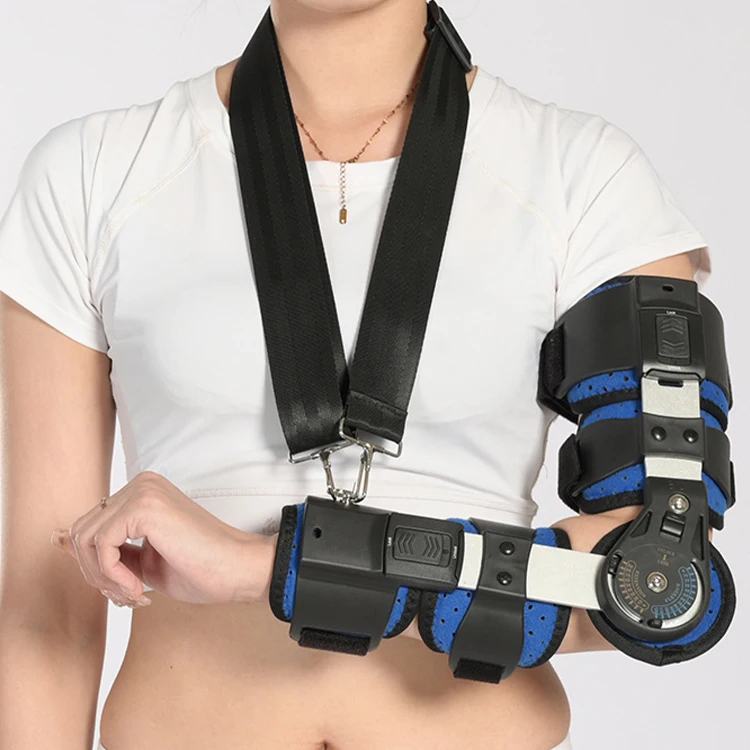 Customizable Elbow Joint Fixation Brace Adjustable Forearm Fracture Protector Arm Sling Made of Durable Rubber for Protection