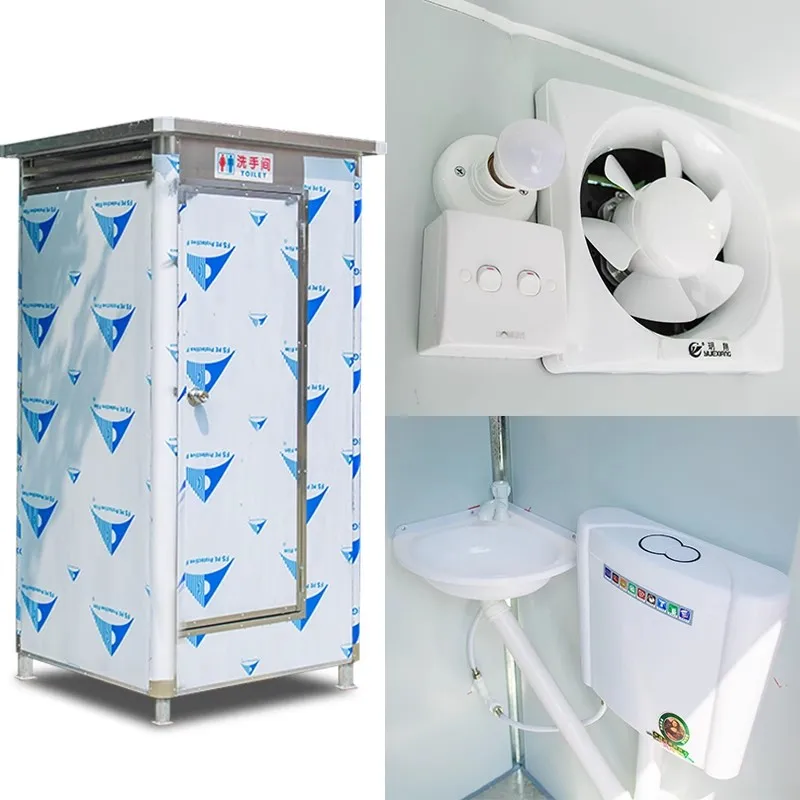 Outdoor Portable Hand Washing Station Mobile Portable Sink Wash Hand Basin Bathroom Wash Basin Pubilc Toilet Washroom