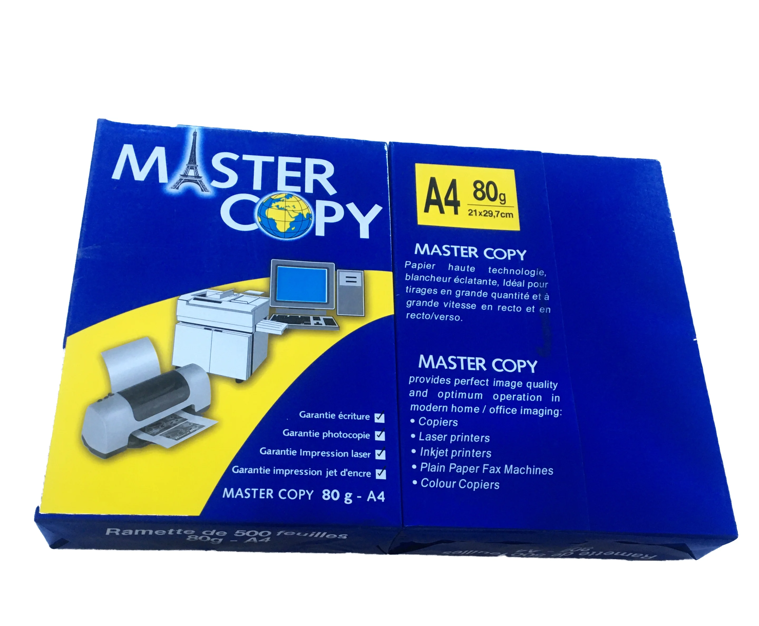 Top Quality Brightness 110% A4 Paper 80 gsm