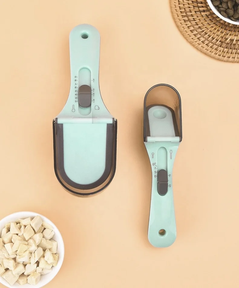 Factory Wholesale cheap Unique Measuring Spoon Plastic Pets Food Shovel Scoop Measuring Spoon