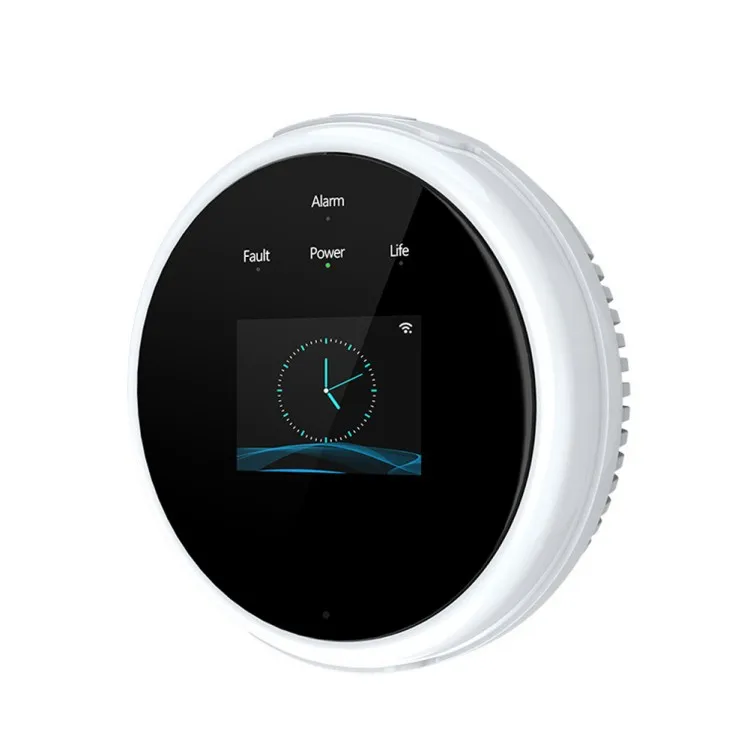Tuya Wifi Natural Gas-Sensor Household Intelligent Combustible Gas-Alarm Detector Gas-Leakage Sensor Compatible with Alex