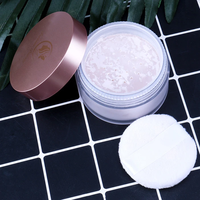 OEM Oil Control Loose Powder Vegan Waterproof Spf Face Makeup Translucent Shine Setting Mineral Loose Powder