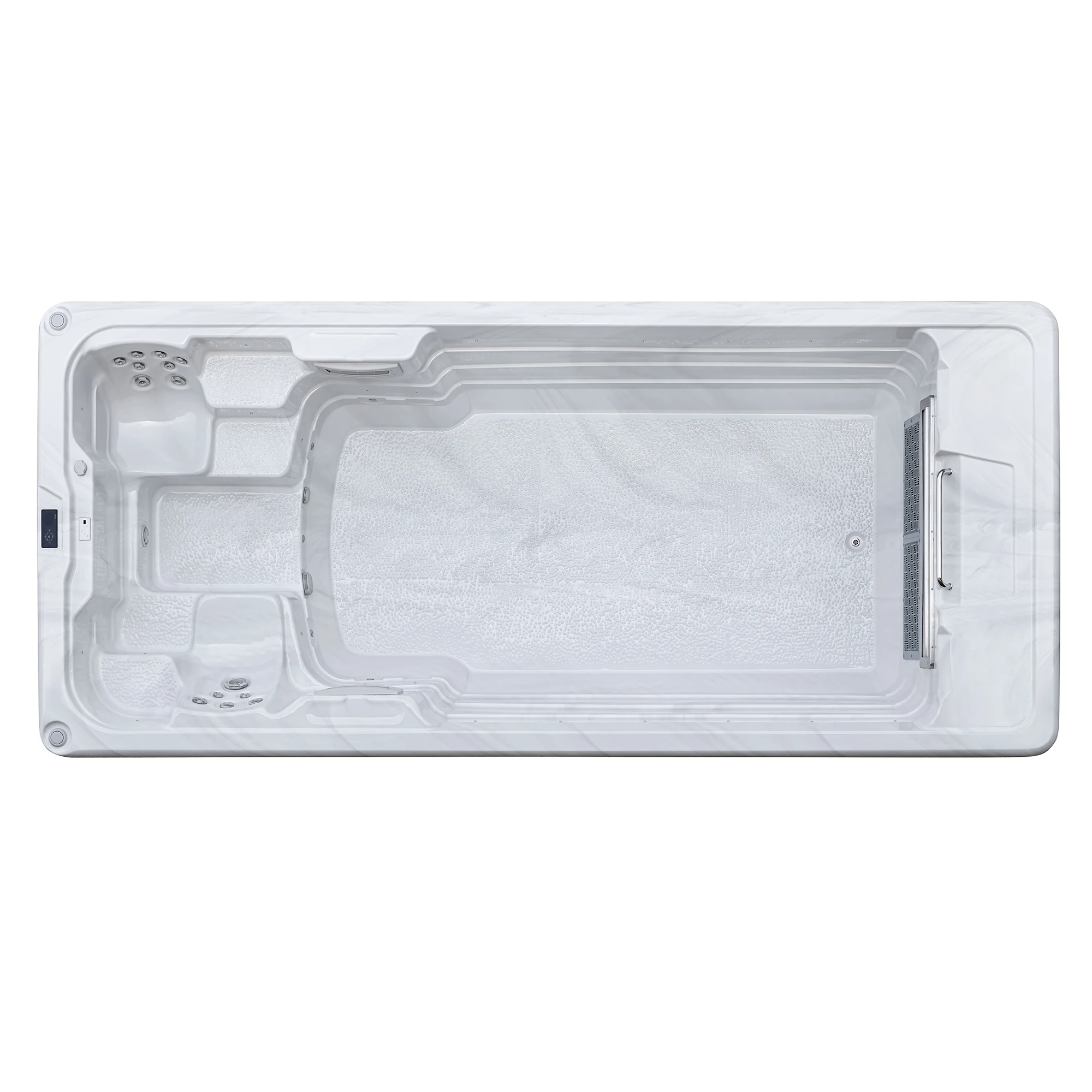 Luxury 2 Person Swimming Spa Outdoor Pool Tub Double Impeller Pool Machine