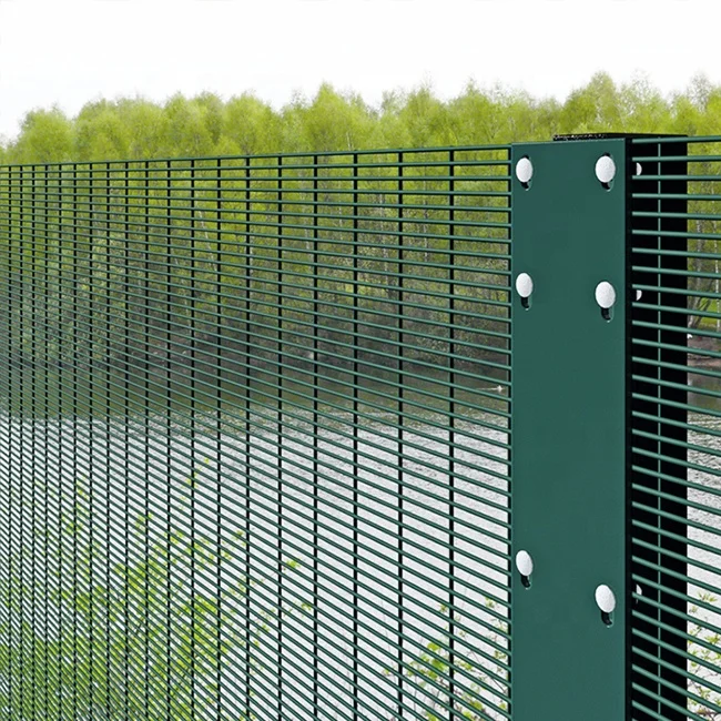 Customized wholesaler price welded wire mesh backyard 3d garden fence panel outdoor anti climb 358 fence for sale