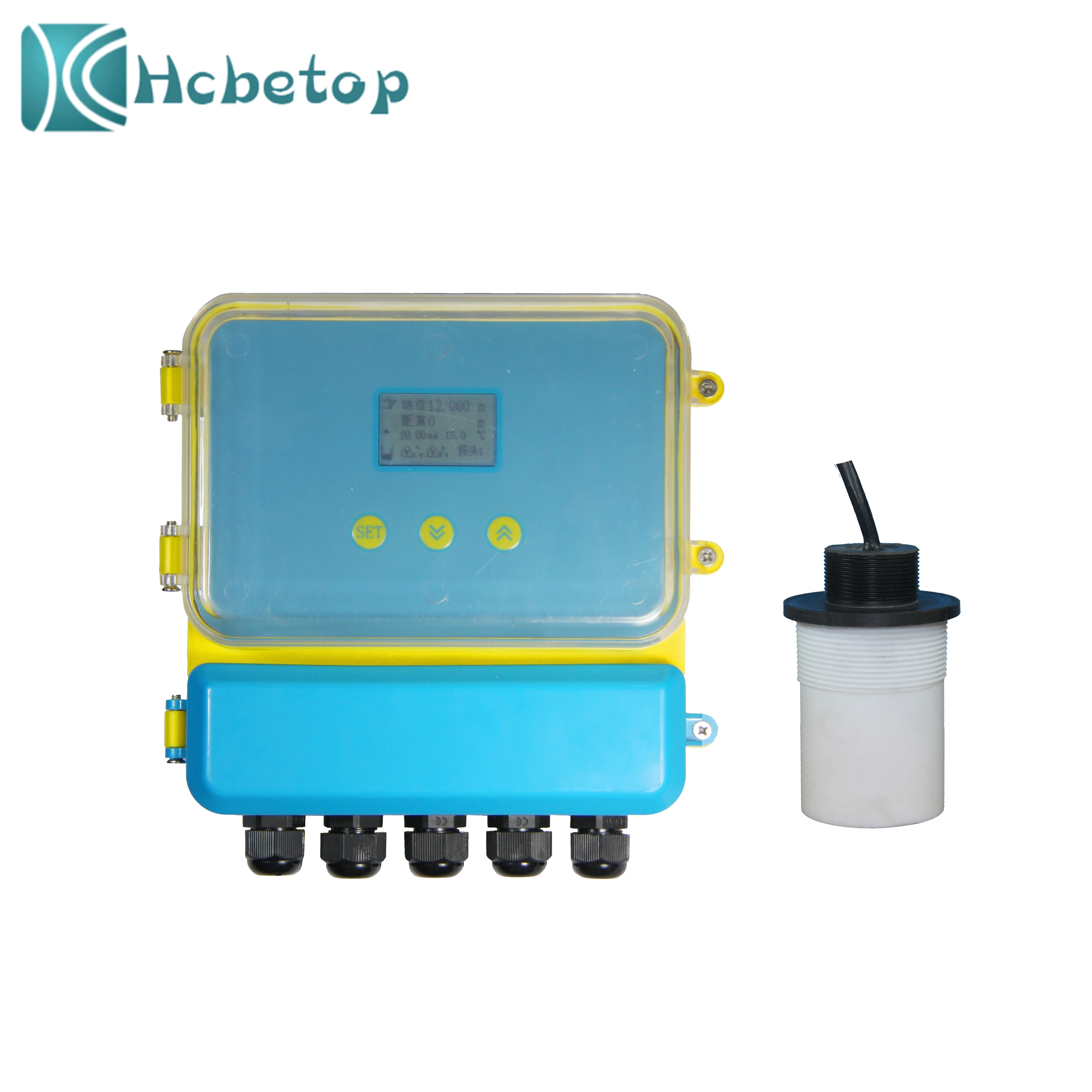 ultrasonic level sensor 4-20 ma ultrasonic transducer level ultrasonic water tank level meter sensor