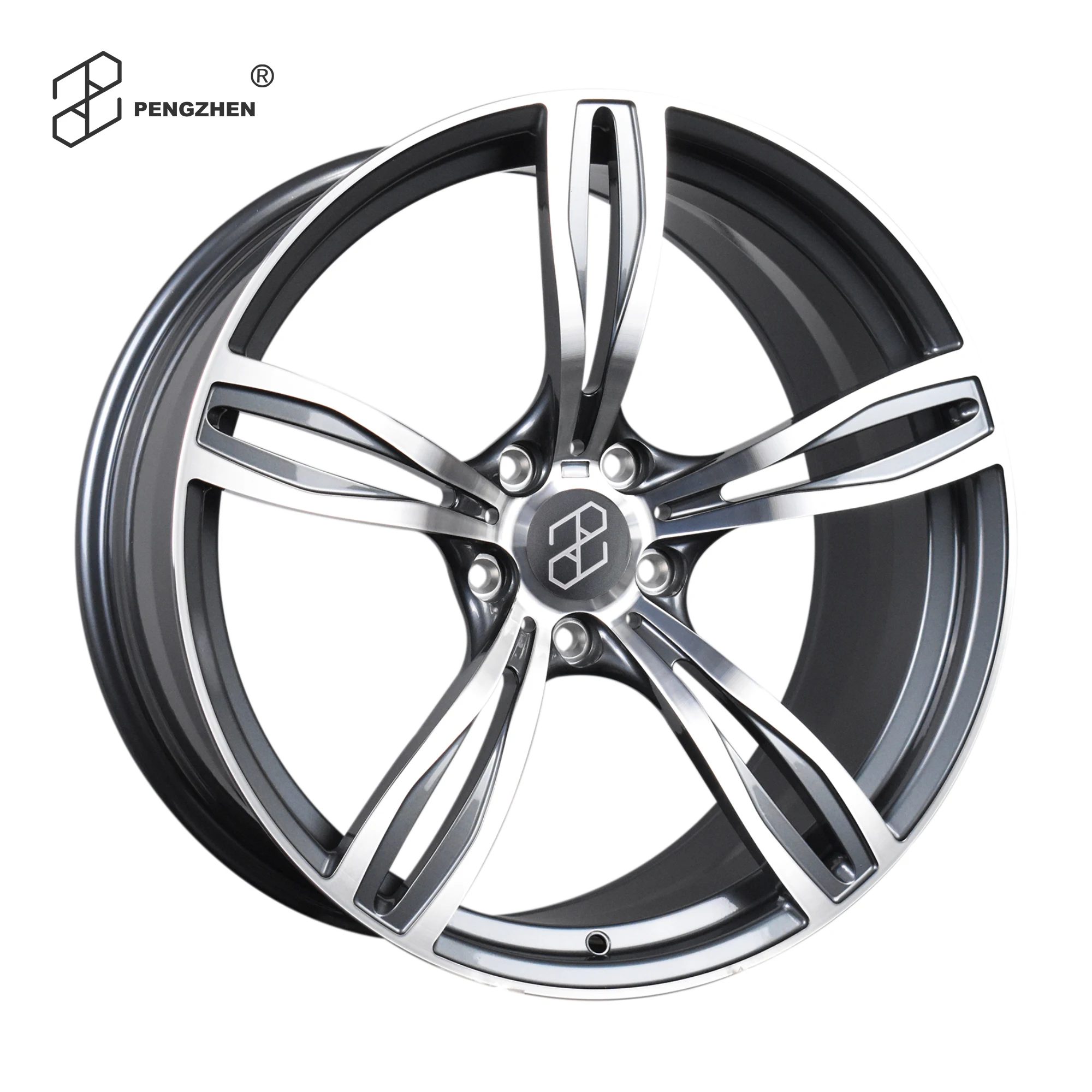 Pengzhen OEM Concave Light Weight 5 Spokes 5x120 20 inch 6061-t6 Aluminum Alloy Forged Wheel for BMW 5 Series f10