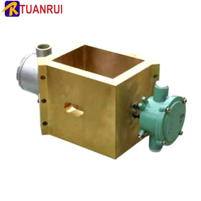 Custom cast copper heating plate for air trough