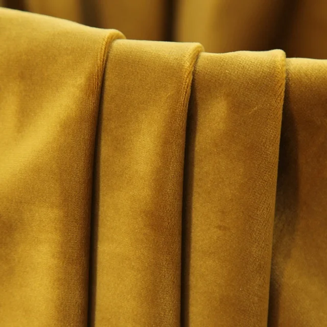 
100% polyester fabric, golden velvet, beautiful velvet fabric is used for home textile sand release 