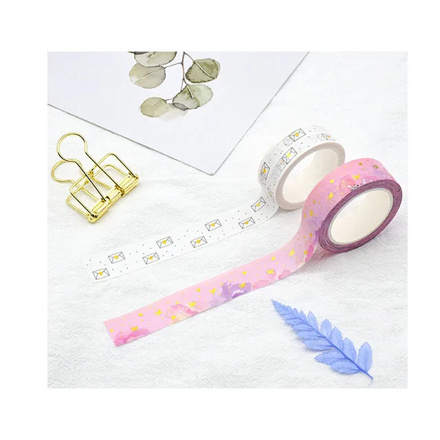 Custom logo pattern printed kpop idol washi tape for fan event