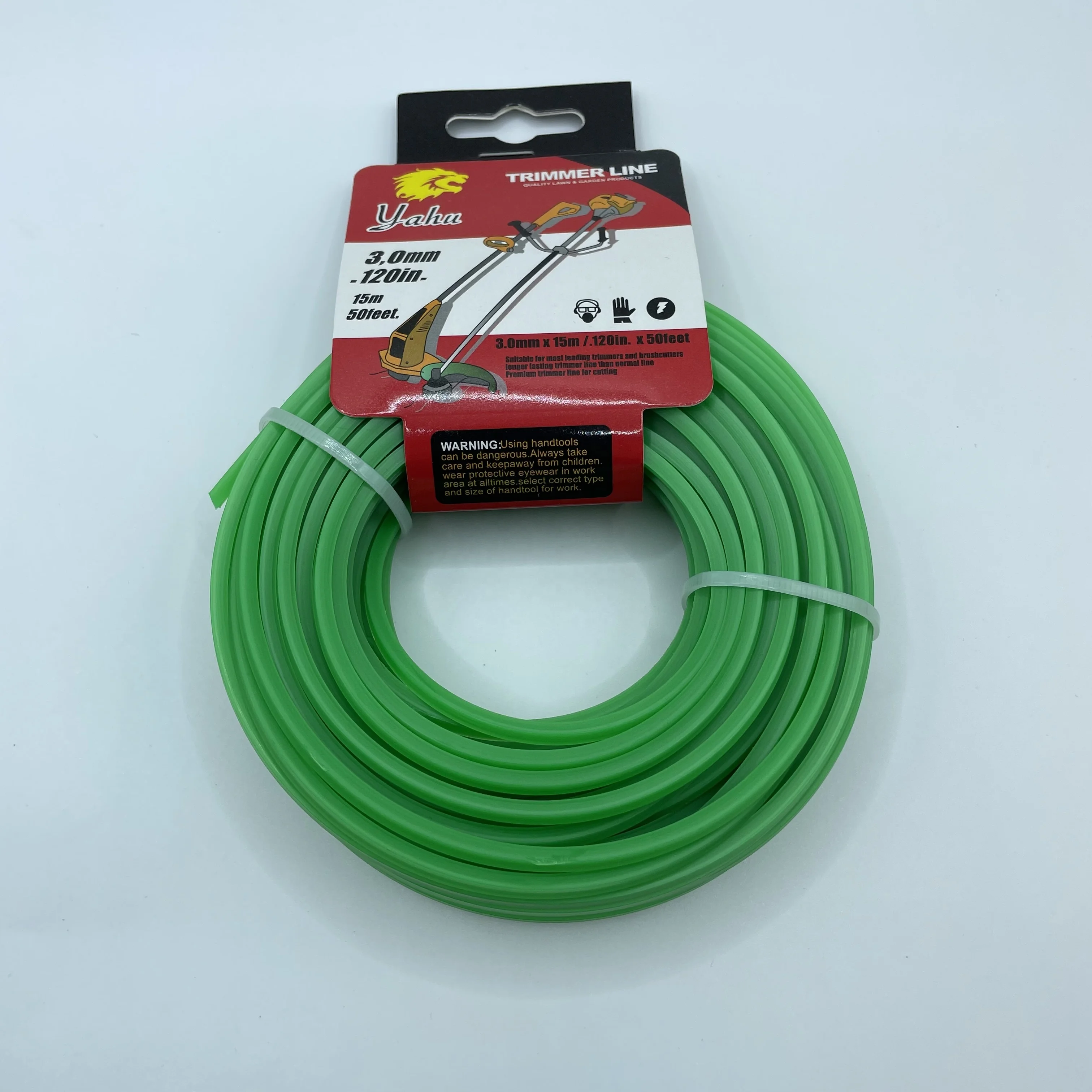 2023 Hot Selling Brush Cutter Parts Trimmer Line Square 3.0mm Length 15meters