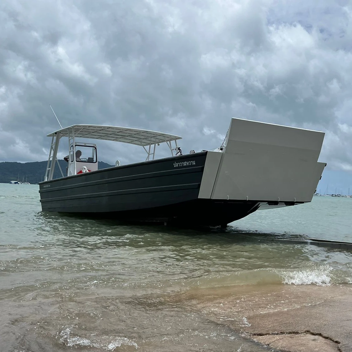Gospel Aluminum Boat 11m 36ft Open Sea 7 Tons Cargo Boat V Bottom Aluminum Landing Craft  for Sale