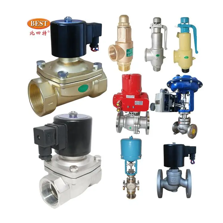 Good price valves electric control coil 2inch AC DC 12V 220V 24V NO NC brass lpg fuel water air solenoid valve