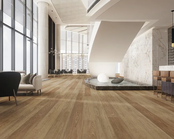 
Hybrid SPC Flooring Australian species Brumby Blackbutt engineered flooring in timber look 
