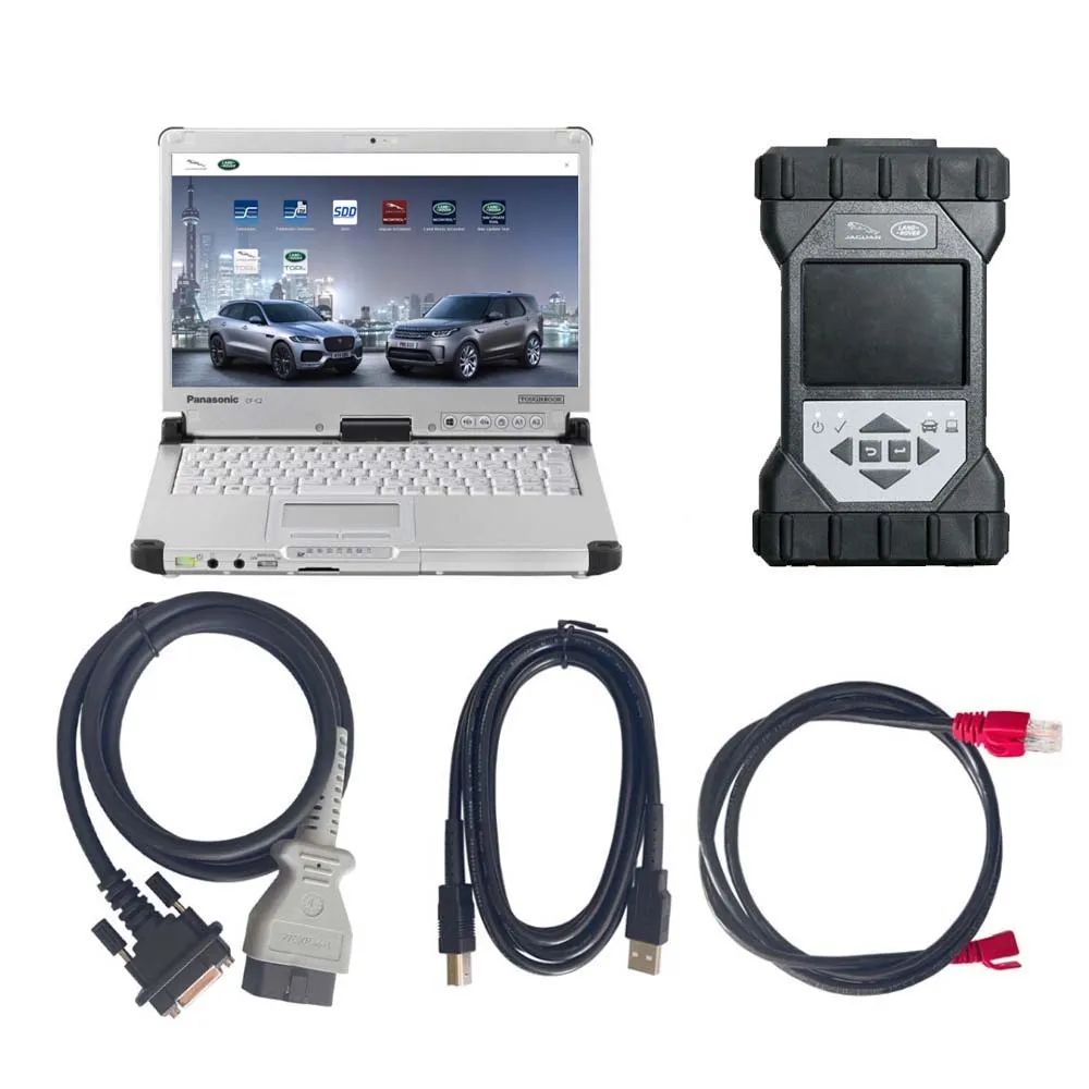 JLR DoiP VCI Pathfinder Diagnostic & Programming Tool Plus Pan-aso-nic CF-C2 Laptop For Jaguar Land Rover From 2005 To 2024