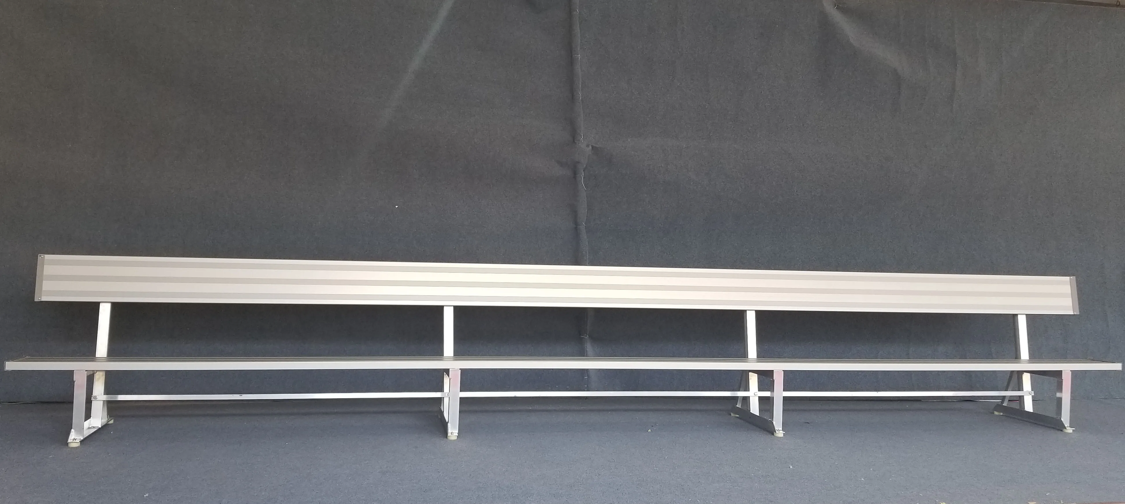 New China Sports cheap aluminum bench with good quality Durable Sports Seating Bench Grandstand Equipment