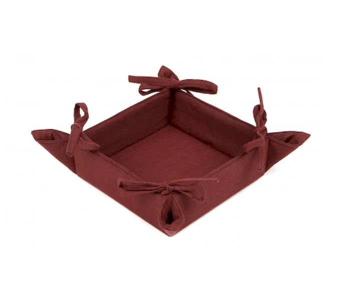 Fashion Style Bread Proofing Basket Baking Square Washable 100% Cotton Polyester Home Kitchen Restaurant Cotton Bread Basket